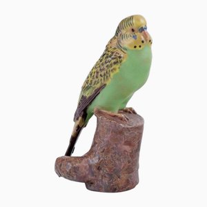 Budgie in Hand-Painted and Glazed Earthenware by Jeanne Grut for Royal Copenhagen, 1970s-AR-2042255