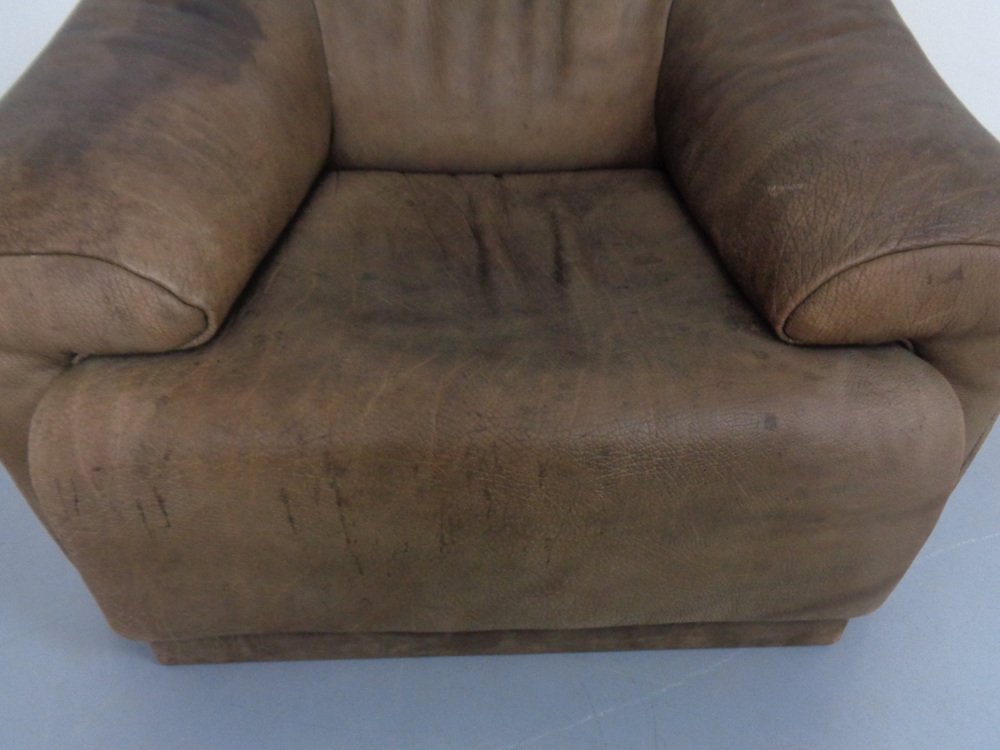 Buffalo Chair in Leather from De Sede, 1970s