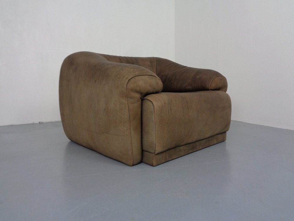 Buffalo Chair in Leather from De Sede, 1970s