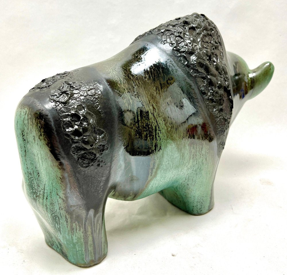 Buffalo Figurine by Otto Gerharz for Otto Keramik