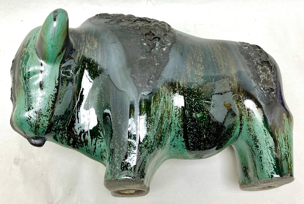 Buffalo Figurine by Otto Gerharz for Otto Keramik