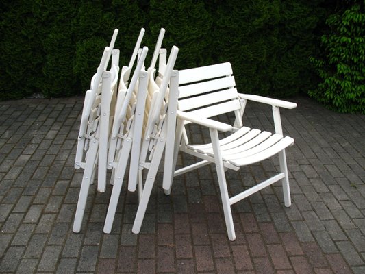 Buffalo Folding Chairs, 1970s, Set of 4-WVA-937286