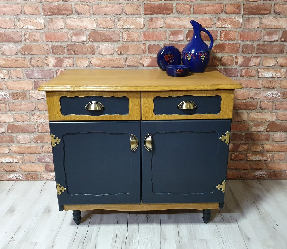 Buffet in Oak Veneer, 1980s