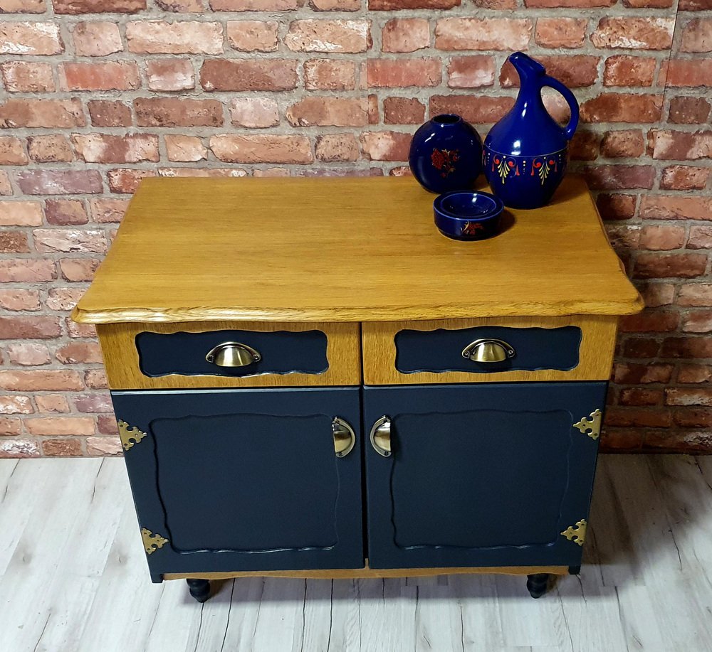 Buffet in Oak Veneer, 1980s