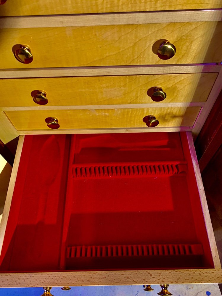 Buffet in Precious Wood Marquetry, 1960s