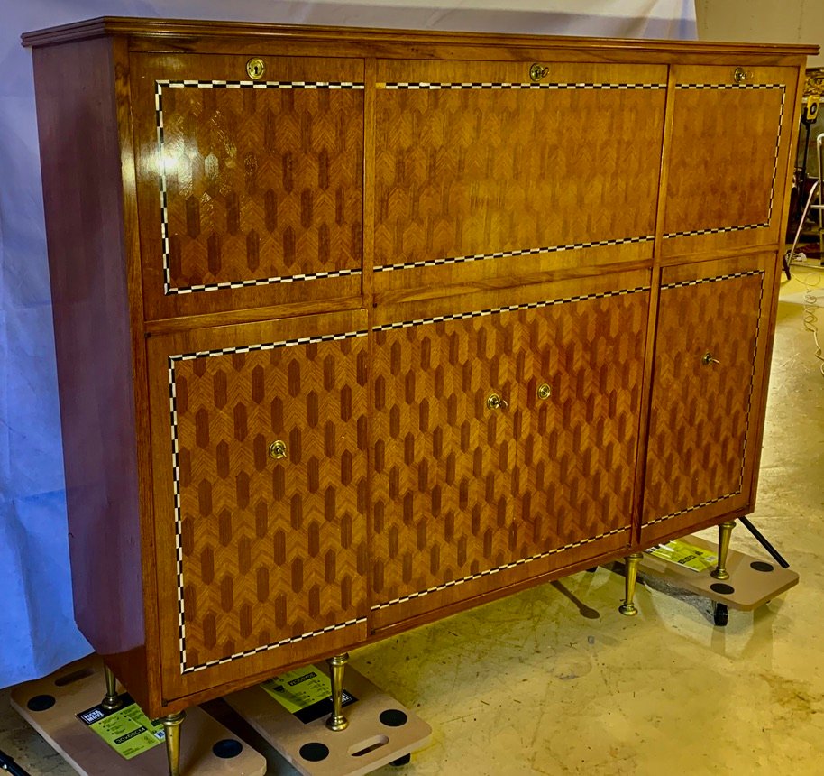 Buffet in Precious Wood Marquetry, 1960s