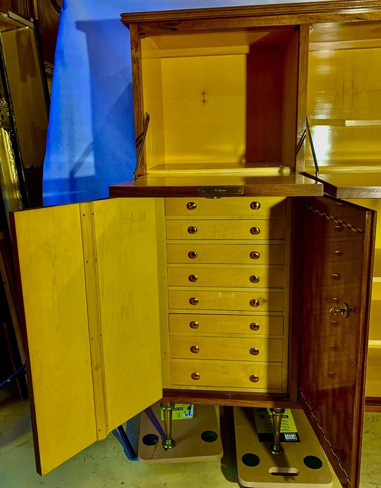 Buffet in Precious Wood Marquetry, 1960s