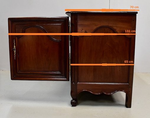 Buffet of Port Nantais in Cuban Mahogany, 1770s