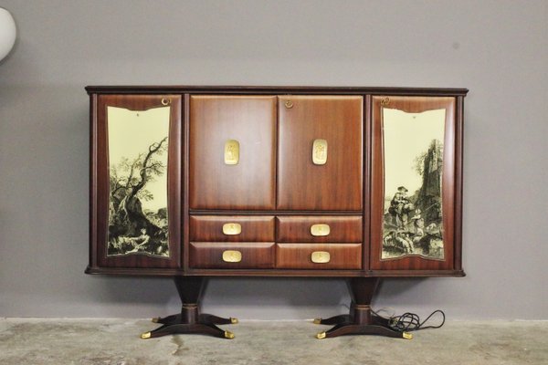 Buffet Sideboards from Fratelli Rigamonti, 1940s, Set of 2-KNM-1210156