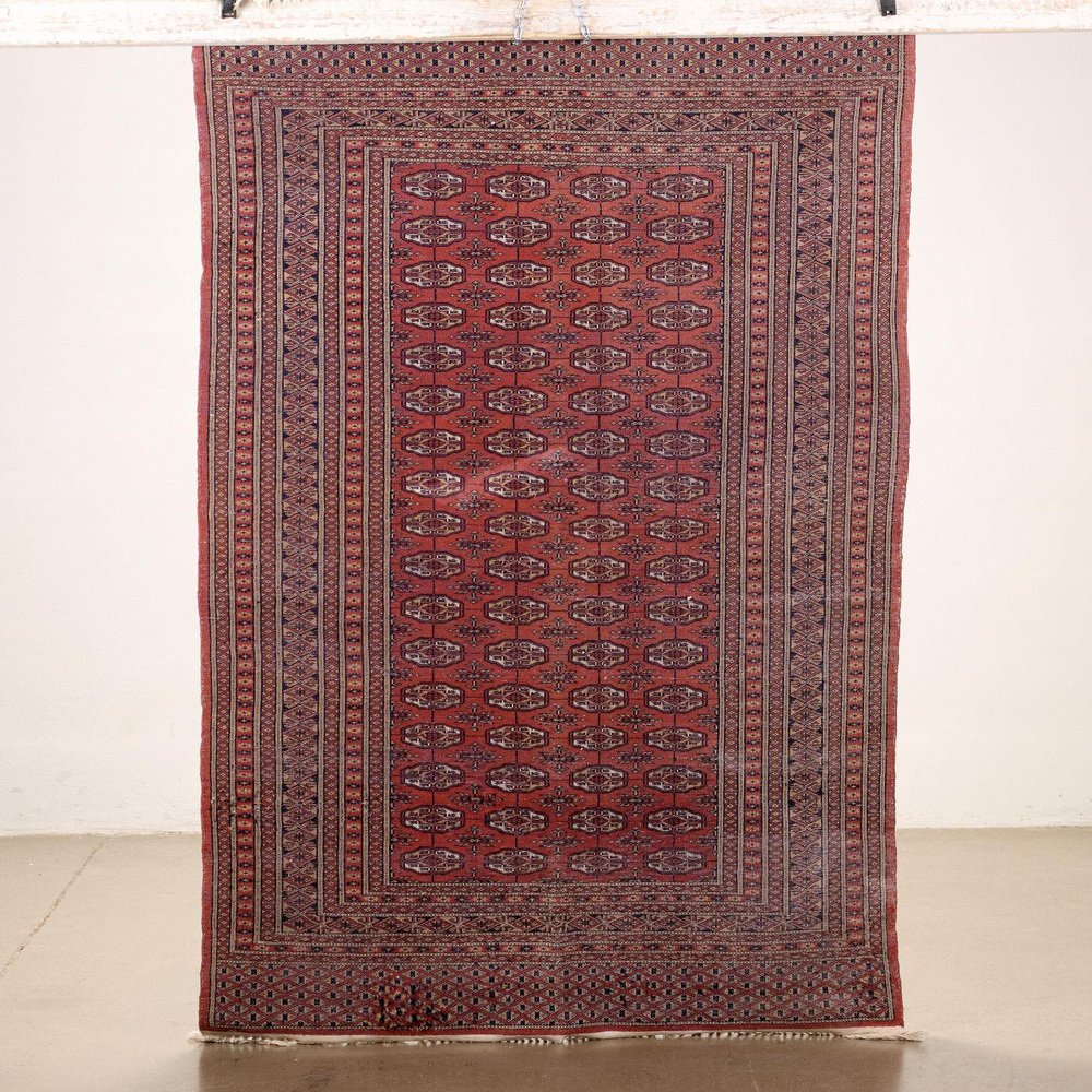 Bukhara Rug in Cotton & Wool Thin Knot