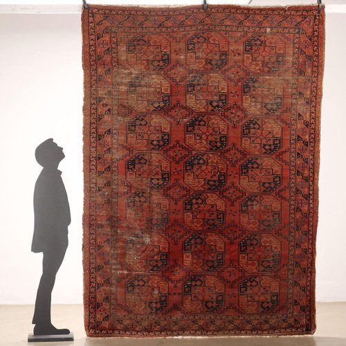 Bukhara Rug in Wool and Cotton