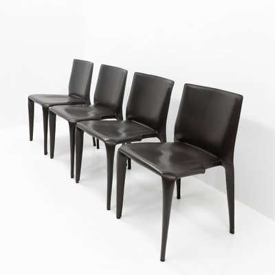 Bull Side Chairs by Mario Bellini for Cassina, 1990s, Set of 4-TJQ-1339267