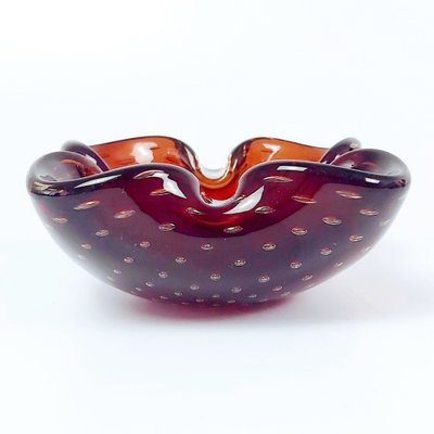 Bullicante Murano Glass Ashtray attributed to Barovier & Toso, Italy, 1960s-BMM-1817967