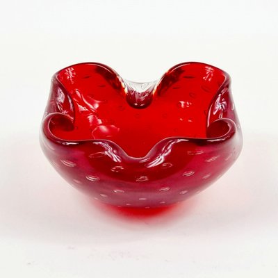 Bullicante Murano Glass Bowl or Ashtray attributed to Barrovier & Toso, Italy, 1960s-BMM-1819139