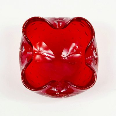 Bullicante Murano Glass Bowl or Ashtray attributed to Barrovier & Toso, Italy, 1960s-BMM-1819139