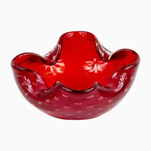 Bullicante Murano Glass Bowl or Ashtray attributed to Barrovier & Toso, Italy, 1960s-BMM-1819139