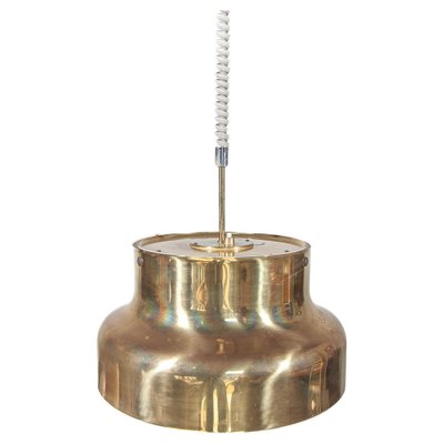 Bumling Pendant Lamp in Brass attributed to Anders Pehrson for Ateljé Lyktan, 1970s-KL-1721208