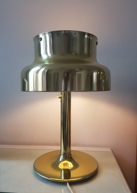 Bumling Table Light with Brass Finish by Anders Pehrson for Ateljé Lyktan, 1970s