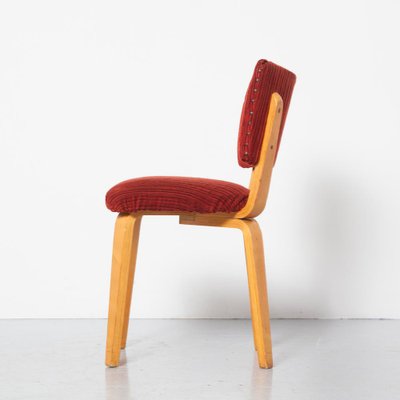 Burgundy Corduroy Chair by Cor Alons for Gouda Den Boer-JC-1135422