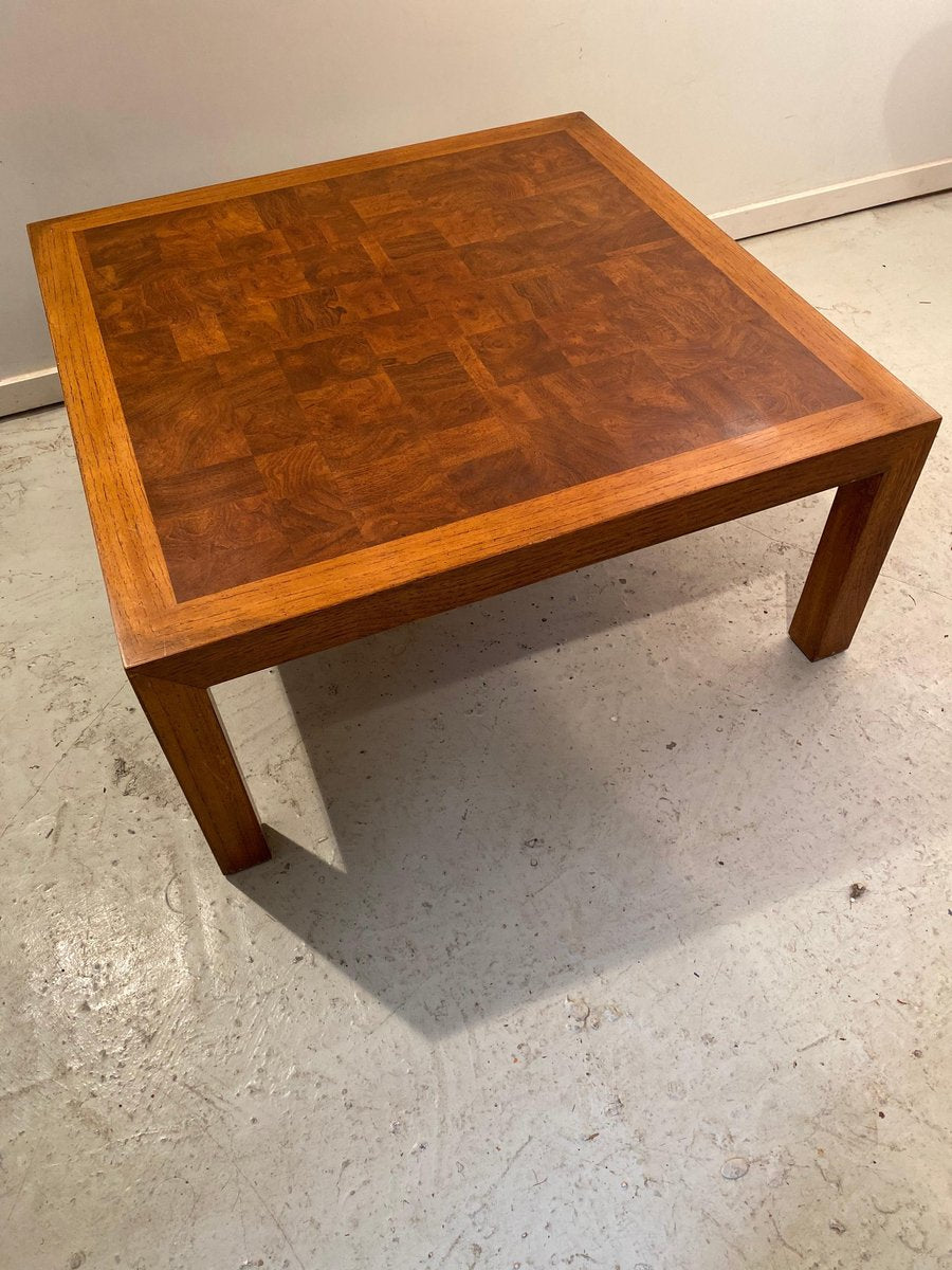 Burl Wood Coffee Table by Drexel, 1950s