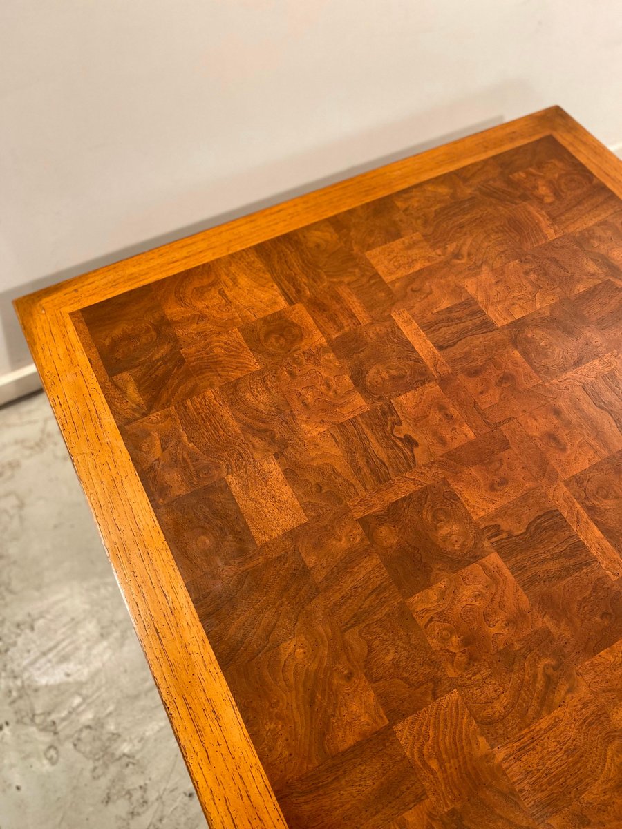 Burl Wood Coffee Table by Drexel, 1950s