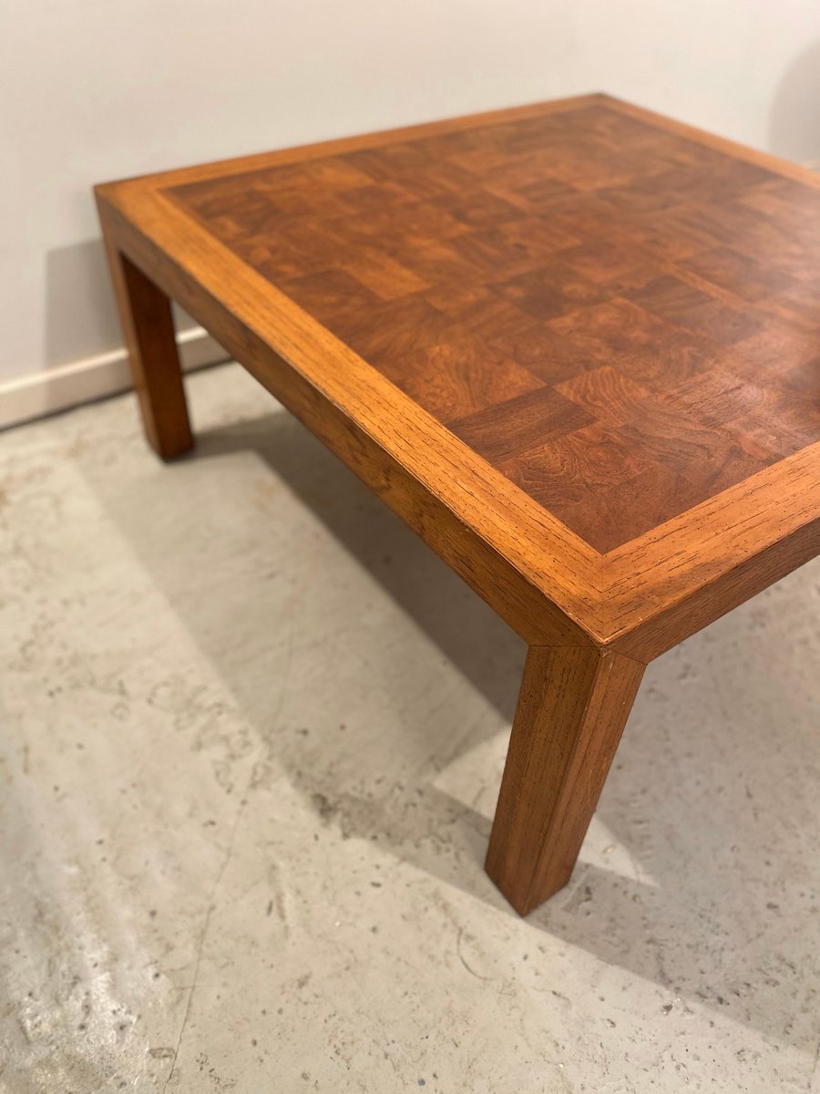 Burl Wood Coffee Table from Drexel, 1950s