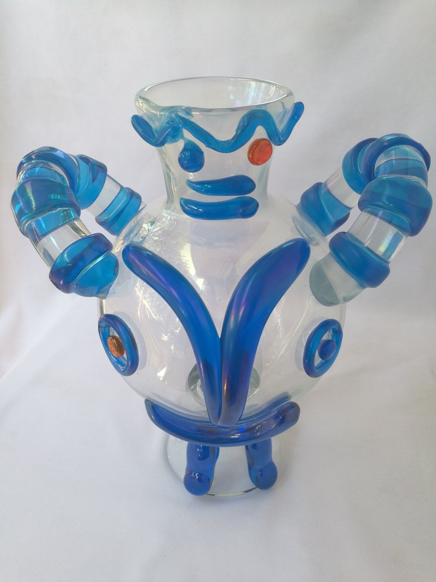 Burlesco Vase by Egidio Costantini for Fucina degli Angeli, 1995