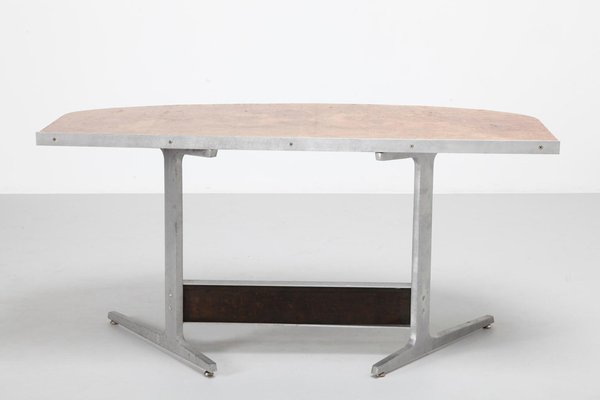 Burlwood Floating Desk, France, 1960s-KL-1446655