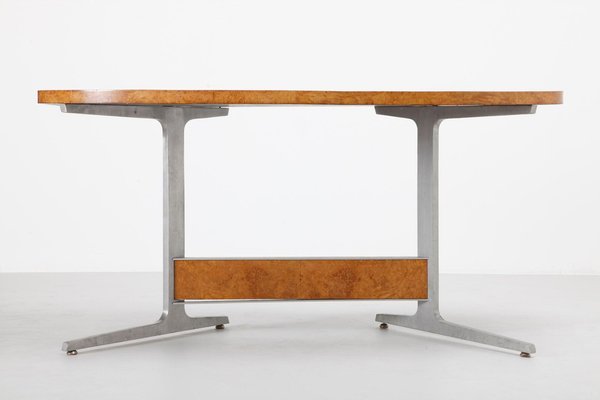 Burlwood Floating Desk, France, 1960s-KL-1446655