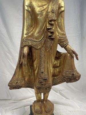 Burmese Artist, Buddha, Late 19th Century, Wood-GKM-2028057