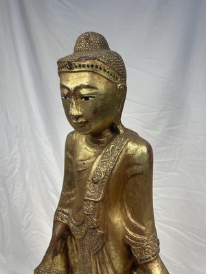 Burmese Artist, Buddha, Late 19th Century, Wood-GKM-2028057