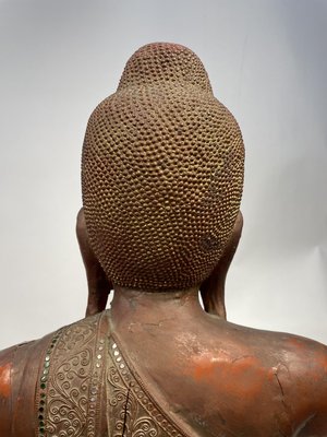 Burmese Artist, Large Buddha, Late 19th Century, Wood-GKM-2027989