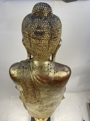 Burmese Artist, Large Buddha, Late 19th Century, Wood-GKM-2027986