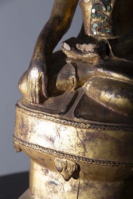 Burmese Artist, Mandalay Buddha, 19th Century, Lacquered Wood-RCE-1721598