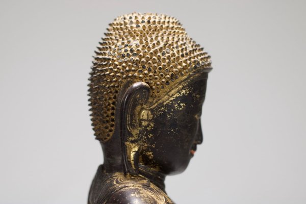 Burmese Artist, Shakyamuni Shan Buddha, Gilded Wood, 1800s-OWS-1728875