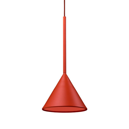 Burnt Orange Figura Cone Lighting Pendant from Schneid Studio