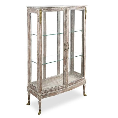 Business Shop Cabinet in Patinated Wooden-NQ-1789498