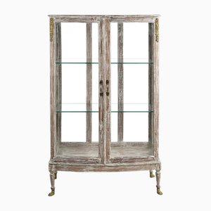 Business Shop Cabinet in Patinated Wooden-NQ-1789498