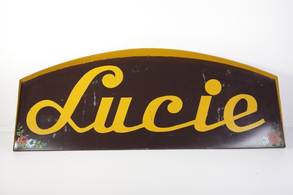 Business Street Sign Lucie, 1980s-IND-911639