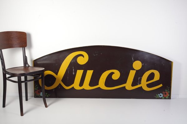 Business Street Sign Lucie, 1980s-IND-911639