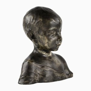 Bust of a Boy in a Tunic by Konstantin Ignatievich Ronchevsky-WMV-1127308