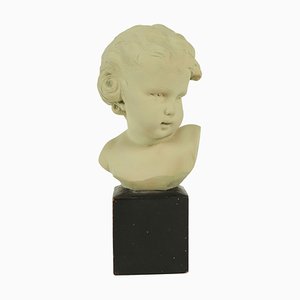 Bust of a Child in Terracotta by Gobet, 1920s-WFS-744822