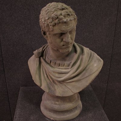 Bust of Emperor Caracalla, 1960, Cement Sculpture-RP-2027589