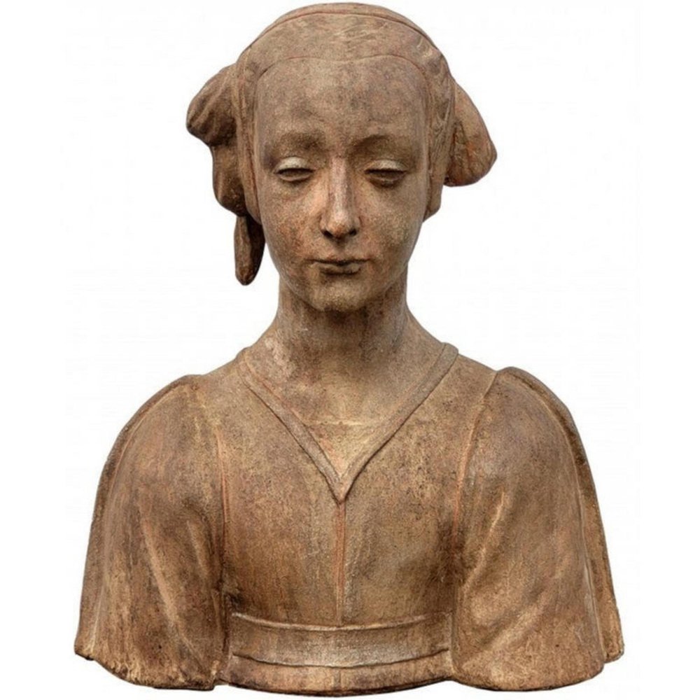 Bust of Santa Costanza or Costantina, Early 20th Century, Terracotta