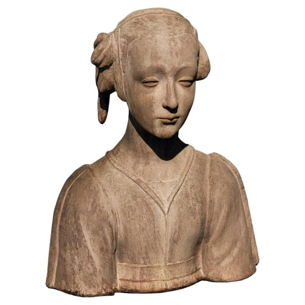 Bust of Santa Costanza or Costantina, Early 20th Century, Terracotta