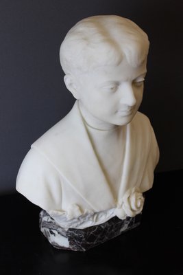 Bust of Young Man, 1931, Carrara Marble-BCR-1384363