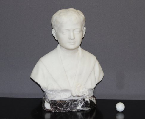 Bust of Young Man, 1931, Carrara Marble-BCR-1384363