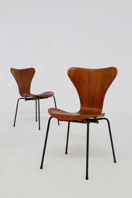 Butterfly Chairs by Arne Jacobsen, 1950s, Set of 6-RCE-1100056