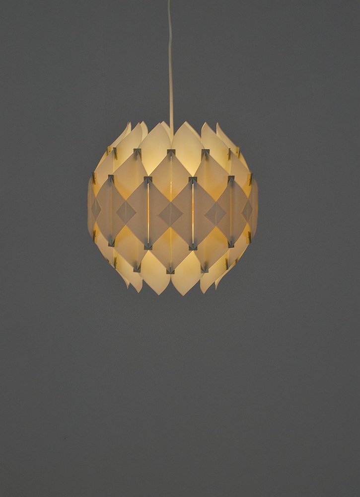 Butterfly Hanging Lamp attributed to Lars Eiler Schiøler for Høyrup, 1960s