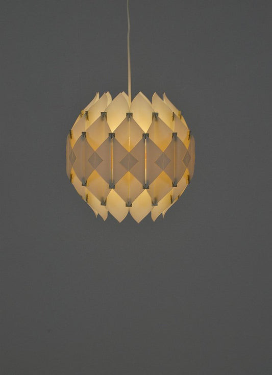 Butterfly Hanging Lamp attributed to Lars Eiler Schiøler for Høyrup, 1960s